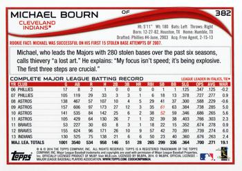 2014 Topps #382 Michael Bourn Back