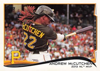 2014 Topps #452 Andrew McCutchen Front