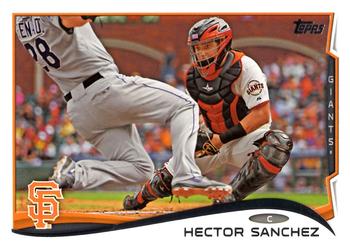 2014 Topps #399 Hector Sanchez Front