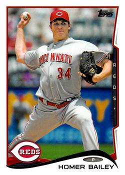 2014 Topps #505 Homer Bailey Front