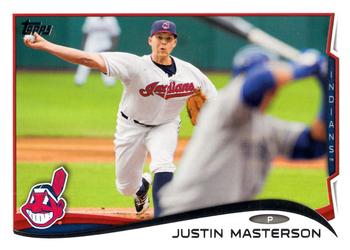 2014 Topps #507 Justin Masterson Front