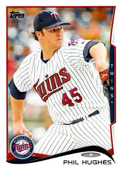 2014 Topps #541 Phil Hughes Front