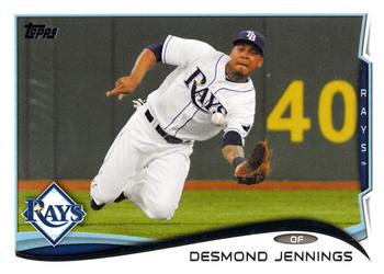 2014 Topps #582 Desmond Jennings Front