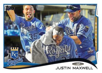 2014 Topps #594 Justin Maxwell Front