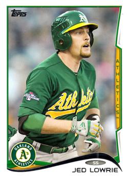 2014 Topps #607 Jed Lowrie Front