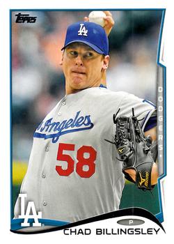 2014 Topps #623 Chad Billingsley Front