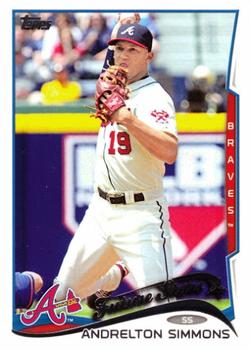 2014 Topps #283 Andrelton Simmons Front