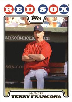 2008 Topps - Gold Foil #123 Terry Francona Front