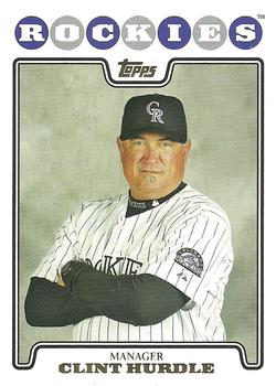2008 Topps - Gold Foil #218 Clint Hurdle Front