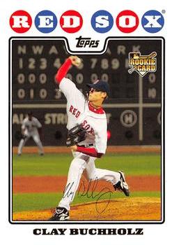 2008 Topps - Gold Foil #232 Clay Buchholz Front