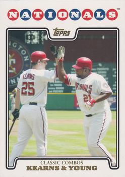 2008 Topps - Gold Foil #257 Austin Kearns / Dmitri Young Front