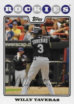 2008 Topps - Gold Foil #376 Willy Taveras Front