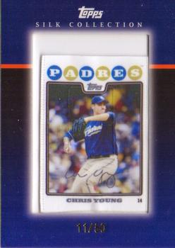 2008 Topps - Silk Collection #SC14 Chris Young Front
