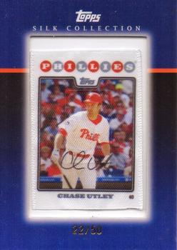 2008 Topps - Silk Collection #SC40 Chase Utley Front
