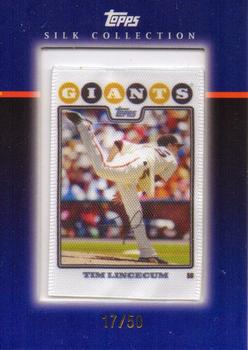 2008 Topps - Silk Collection #SC58 Tim Lincecum Front