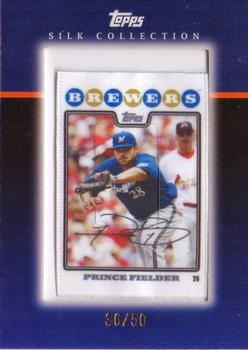 2008 Topps - Silk Collection #SC75 Prince Fielder Front