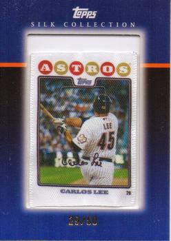 2008 Topps - Silk Collection #SC76 Carlos Lee Front