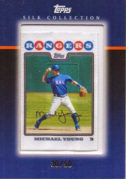 2008 Topps - Silk Collection #SC79 Michael Young Front