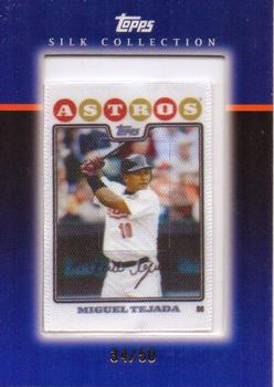 2008 Topps - Silk Collection #SC86 Miguel Tejada Front