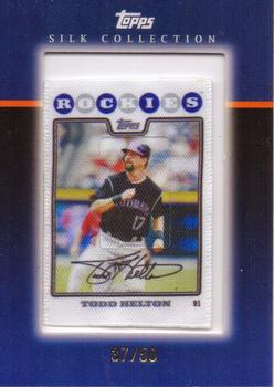 2008 Topps - Silk Collection #SC91 Todd Helton Front