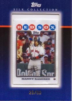 2008 Topps - Silk Collection #SC98 Manny Ramirez Front