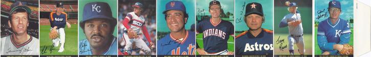 1983 Topps Foldouts #1 Career Wins Front