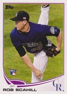 2013 Topps Mini #185 Rob Scahill Front