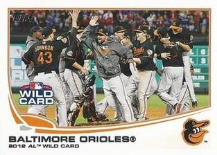 2013 Topps Mini #317 Baltimore Orioles Front