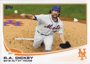 2013 Topps Mini #632 R.A. Dickey Front