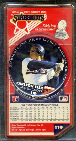 1991 Starshots Major League Baseball Greats #119 Carlton Fisk Front