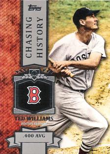 2013 Topps Mini - Chasing History #MCH-4 Ted Williams Front