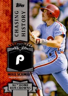 2013 Topps Mini - Chasing History #MCH-28 Mike Schmidt Front