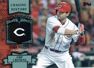 2013 Topps Mini - Chasing History #MCH-48 Joey Votto Front