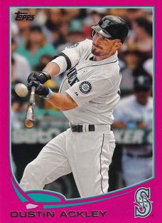 2013 Topps Mini - Pink #252 Dustin Ackley Front