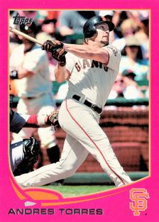 2013 Topps Mini - Pink #393 Andres Torres Front