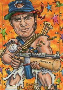 1995 Cardtoons #14 Rambo Canseco Front