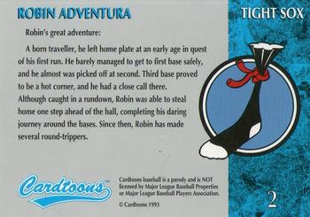1995 Cardtoons #2 Robin Adventura Back