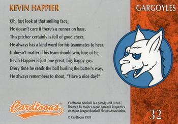 1995 Cardtoons #32 Kevin Happier Back