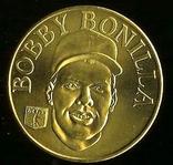 1992 Bandai Sport Star Collector Coins #NNO Bobby Bonilla Front