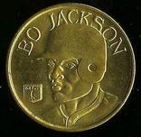 1992 Bandai Sport Star Collector Coins #NNO Bo Jackson Front