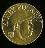 1992 Bandai Sport Star Collector Coins #NNO Kirby Puckett Front