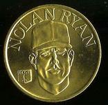 1992 Bandai Sport Star Collector Coins #NNO Nolan Ryan Front