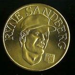 1992 Bandai Sport Star Collector Coins #NNO Ryne Sandberg Front
