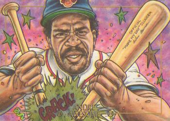 1995 Cardtoons - Grand Slam Etched Foil #F-2 Andre Awesome Front