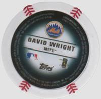 2013 Topps MLB Chipz - Magnets #NNO David Wright Back