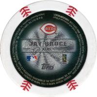 2013 Topps MLB Chipz - Silver #NNO Jay Bruce Back