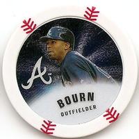 2013 Topps MLB Chipz - Silver #NNO Michael Bourn Front