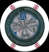 2013 Topps MLB Chipz - Silver #NNO Austin Jackson Back