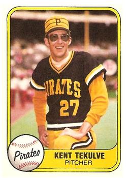  1981 Fleer Star Stickers #21 Kent Tekulve NM-MT Pittsburgh  Pirates Baseball : Collectibles & Fine Art