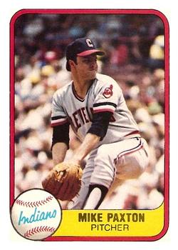 1981 Fleer #401 Mike Paxton Front